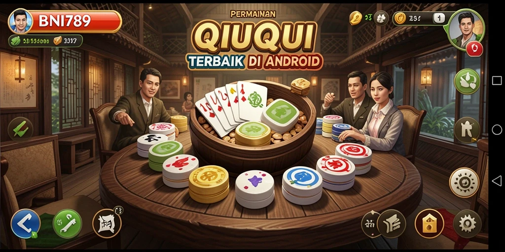 Tampilan gameplay QiuQiu di BNI789 yang menarik dan mendebarkan.