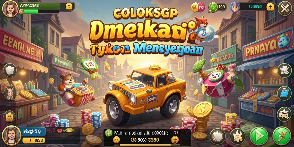 Screenshot gameplay COLOKSGP dengan tampilan bisnis yang dinamis.