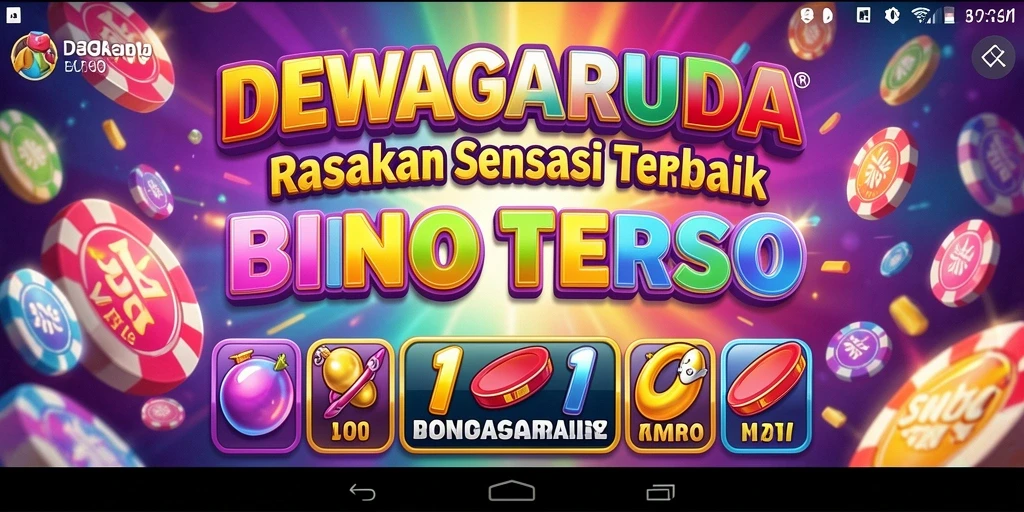 Tampilan gameplay DEWAGARUDA yang seru dan interaktif dalam permainan Bingo.
