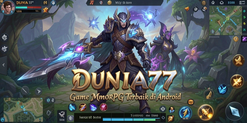 Tampilan gameplay seru DUNIA77 dengan petualangan MMORPG yang mengasyikkan.