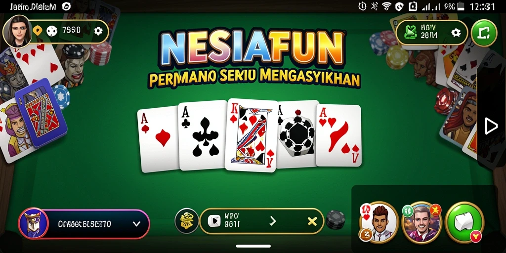 Tampilan gameplay NESIAFUN yang mengasyikkan dan seru.
