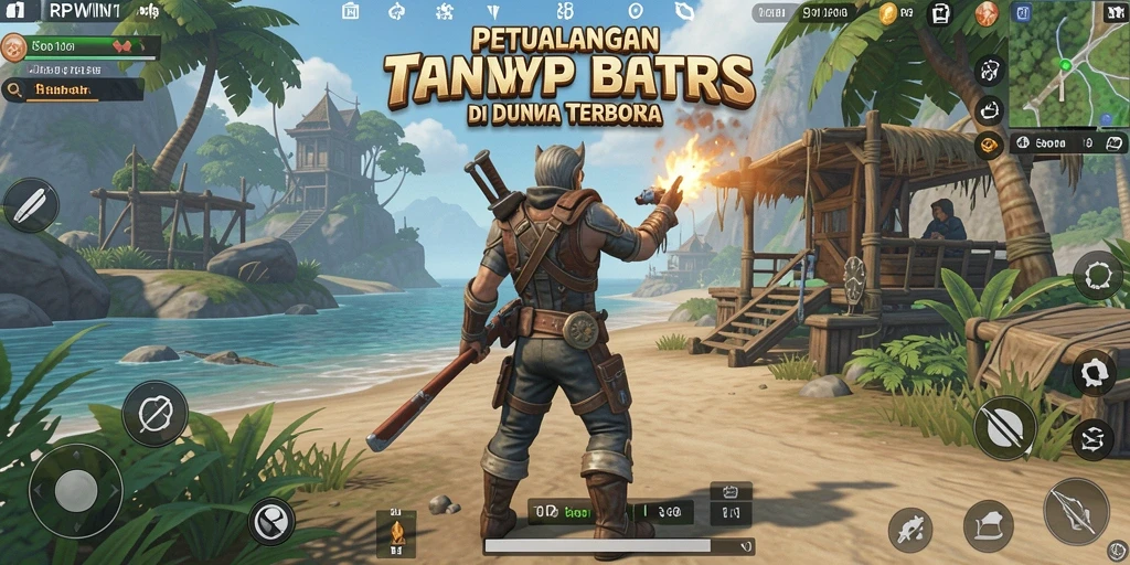Screenshot menampilkan gameplay seru di dunia terbuka RPWIN1.