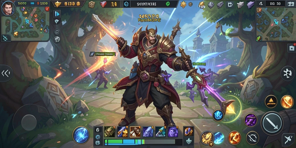 Screenshot dari gameplay SORTOTO yang menunjukkan aksi pertempuran seru.