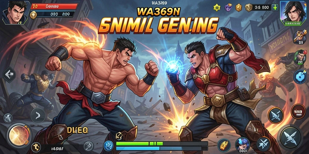 Tampilan gameplay seru di WA369 menampilkan aksi pertarungan yang mendebarkan.
