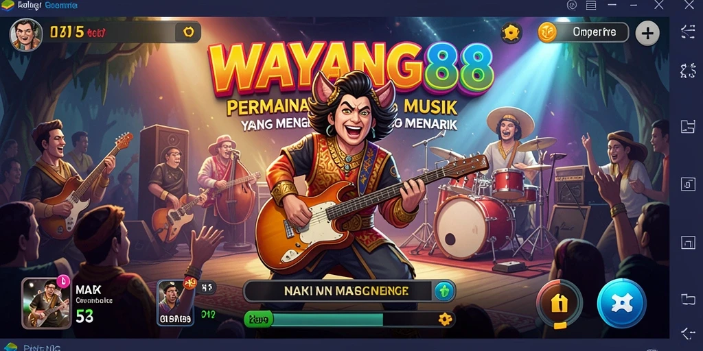 Tampilan gameplay WAYANG88 yang penuh warna dan menarik.